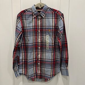 US Polo Assn. Mens striped LS Button down shirt